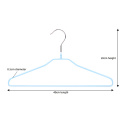 Amazon hot sale Cheap clothes pvc metal hangers space saving wire coats hanger